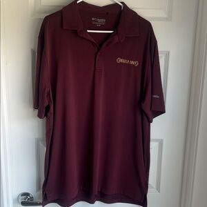 Columbia Men's Burgundy Polo Shirt